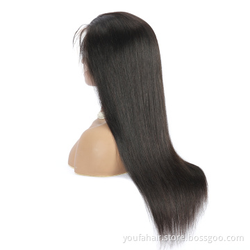 Bone Straight Human Hair Lace Wig 13x4 Lace Front Wigs For Black Women Straight Hair  Raw Virgin Human Hair Lace Wigs